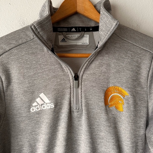 Adidas Women’s Teams Spartans 1/4 Zip Long Sleeve - Picture 11 of 12